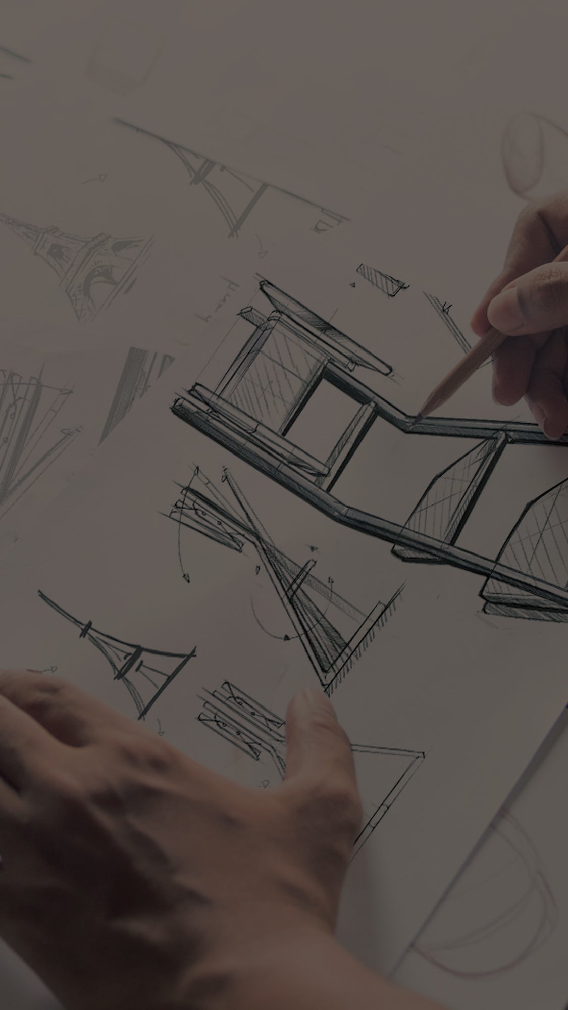 ständer fernseher-Eiffel design