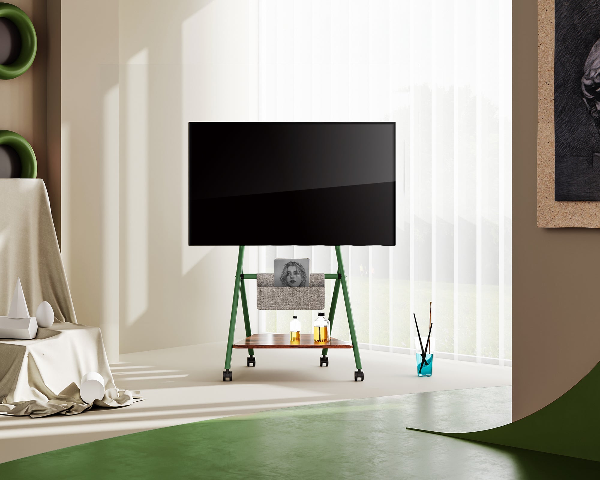 Collector TC65 Soporte para TV con Ruedas