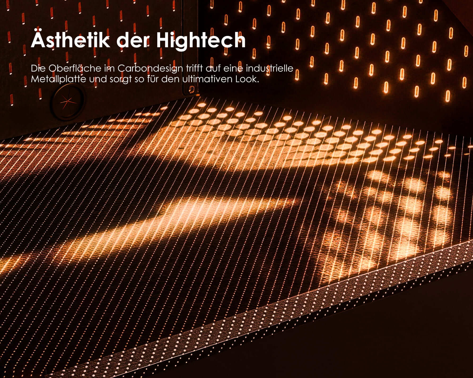 TV stand with wheels, height-adjustable, cable management and ventilation, for TV 32–65 inches