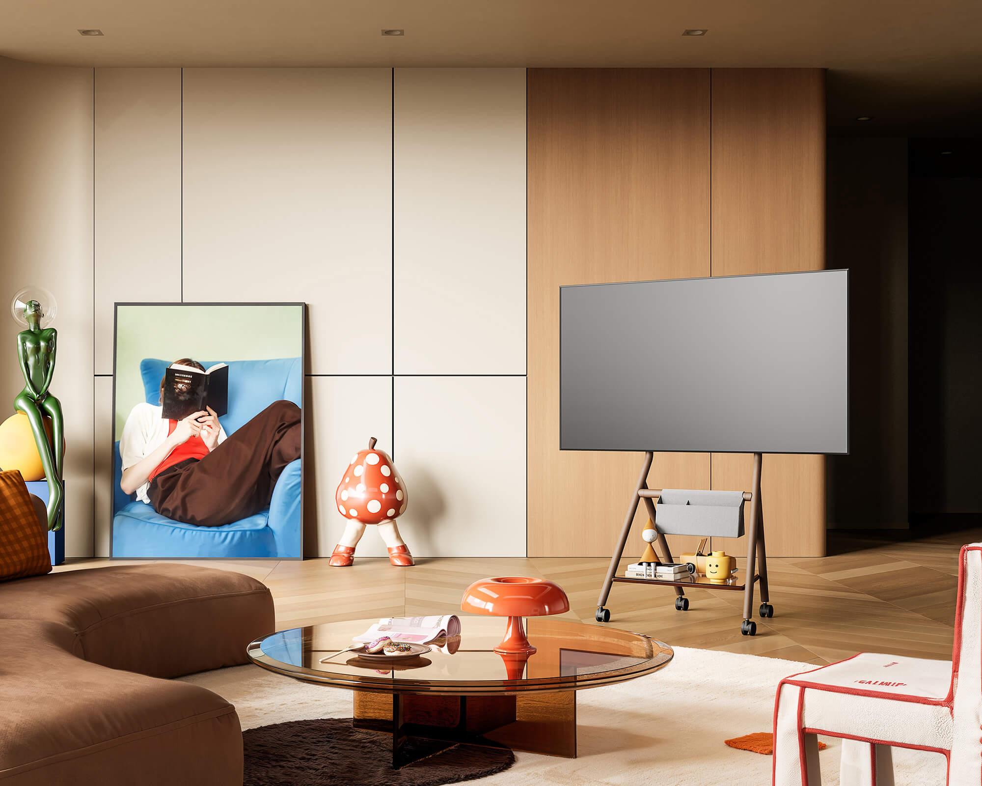 Collector TC65 Soporte para TV con Ruedas