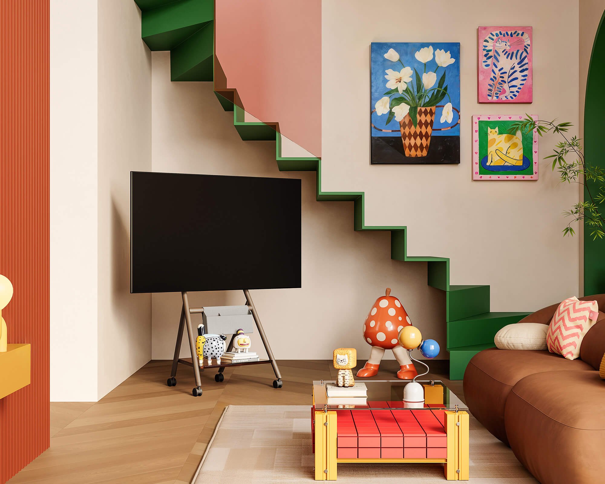 Collector TC65 Soporte para TV con Ruedas