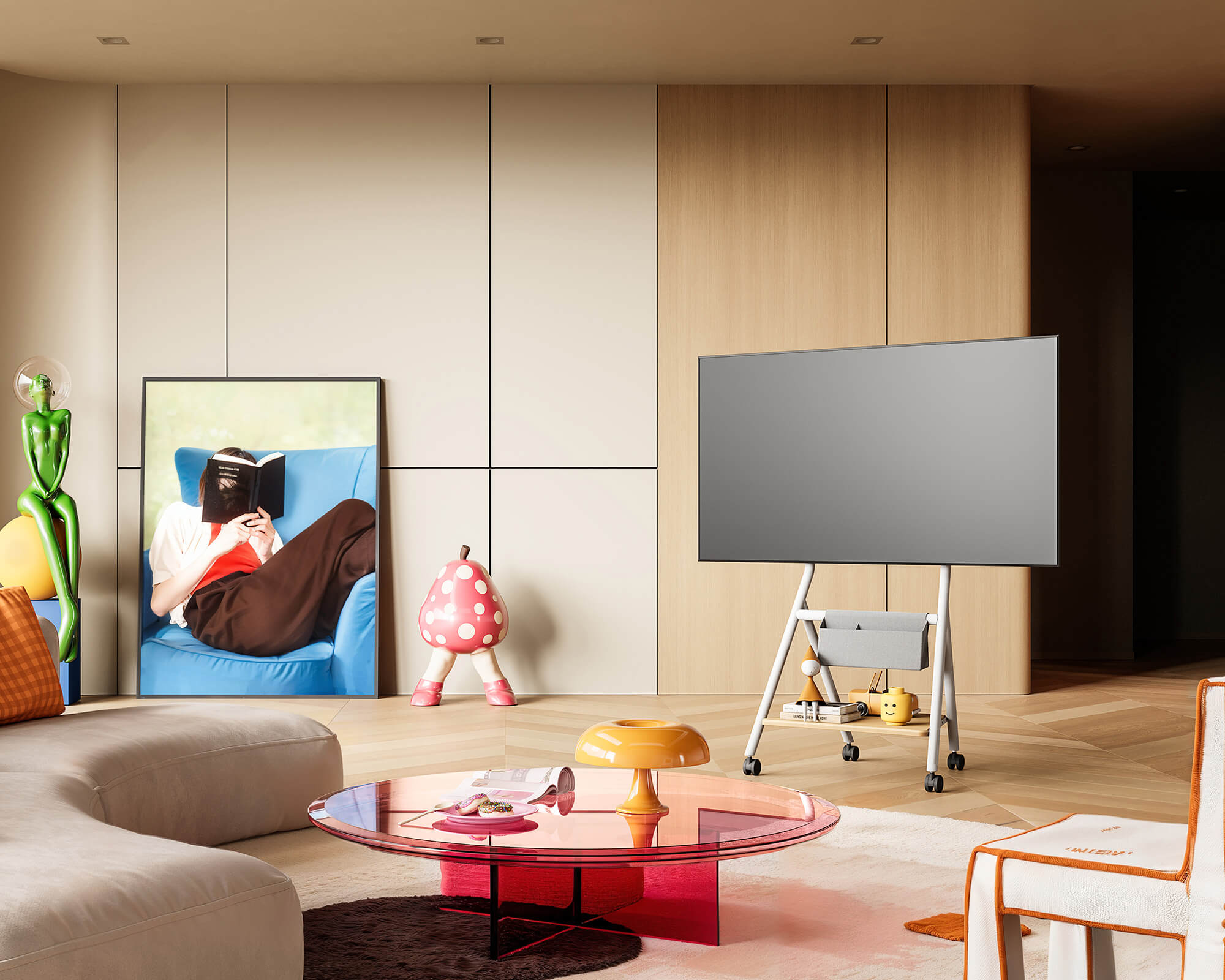 Collector TC65 Soporte para TV con Ruedas