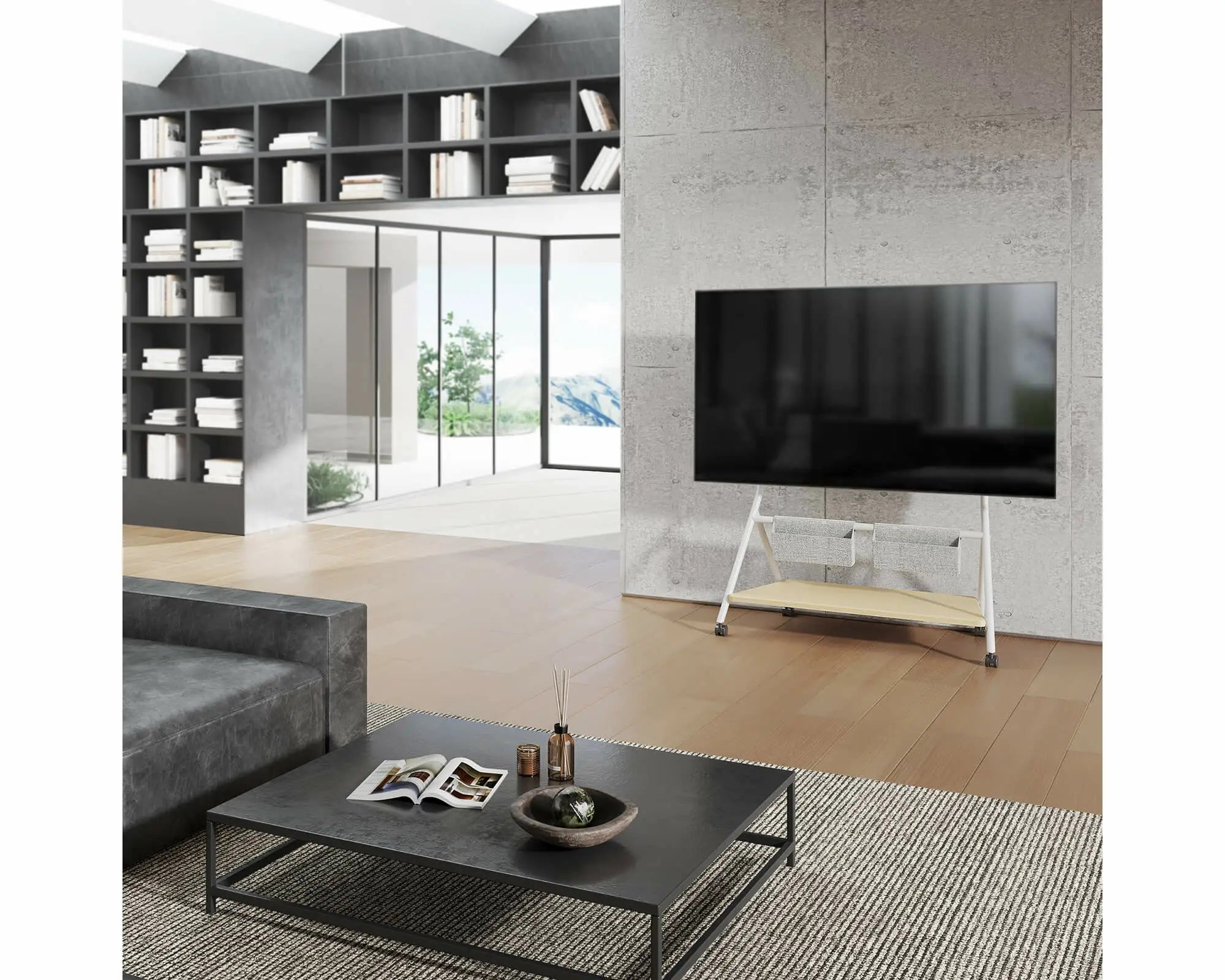 Collector TC88 TV-standaard met wielen