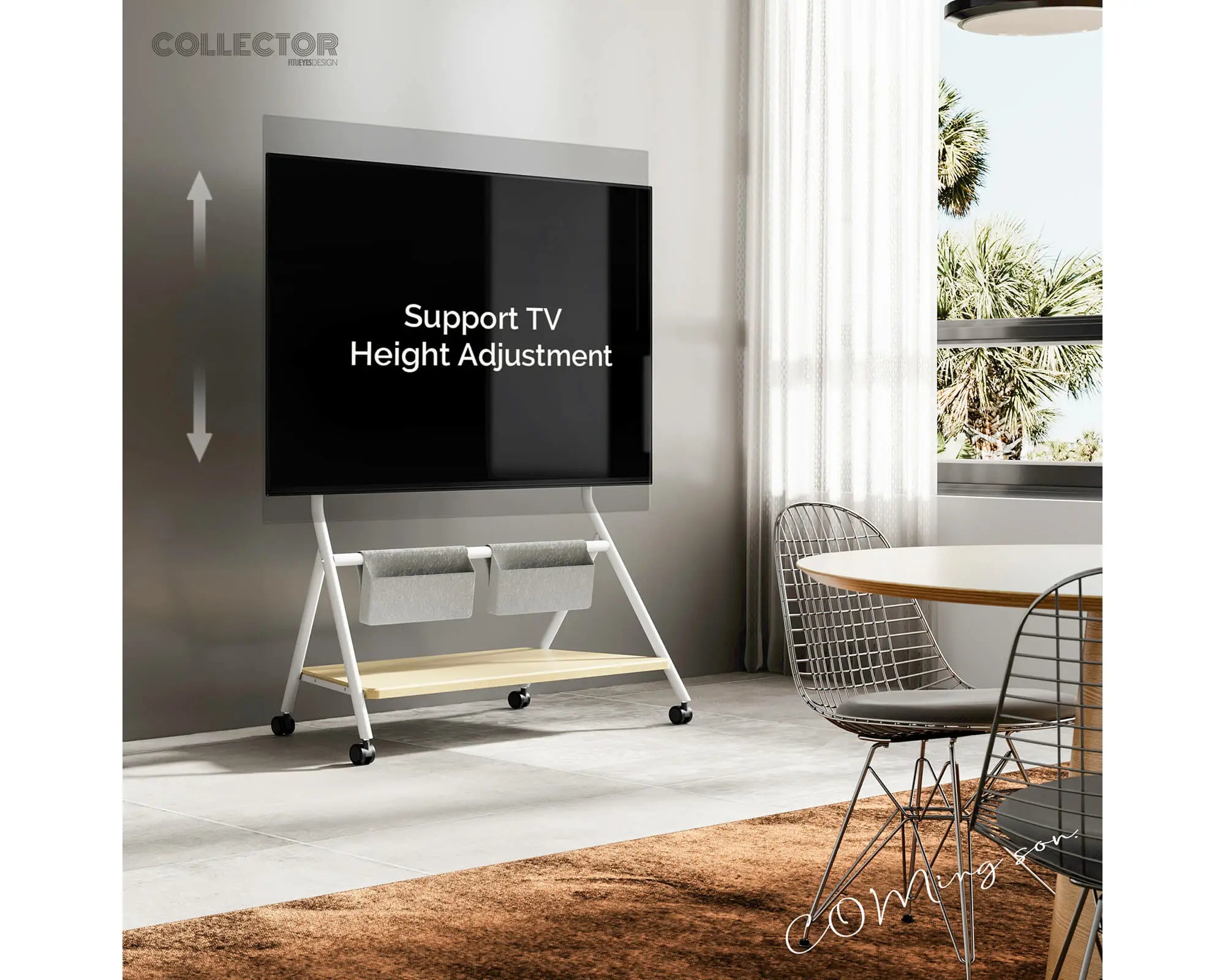 Collector TC88 TV-standaard met wielen