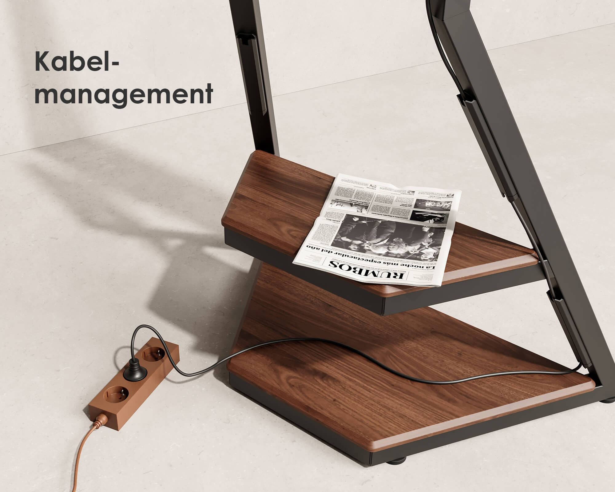 Eiffel TV Ständer mit Ambientebeleuchtung