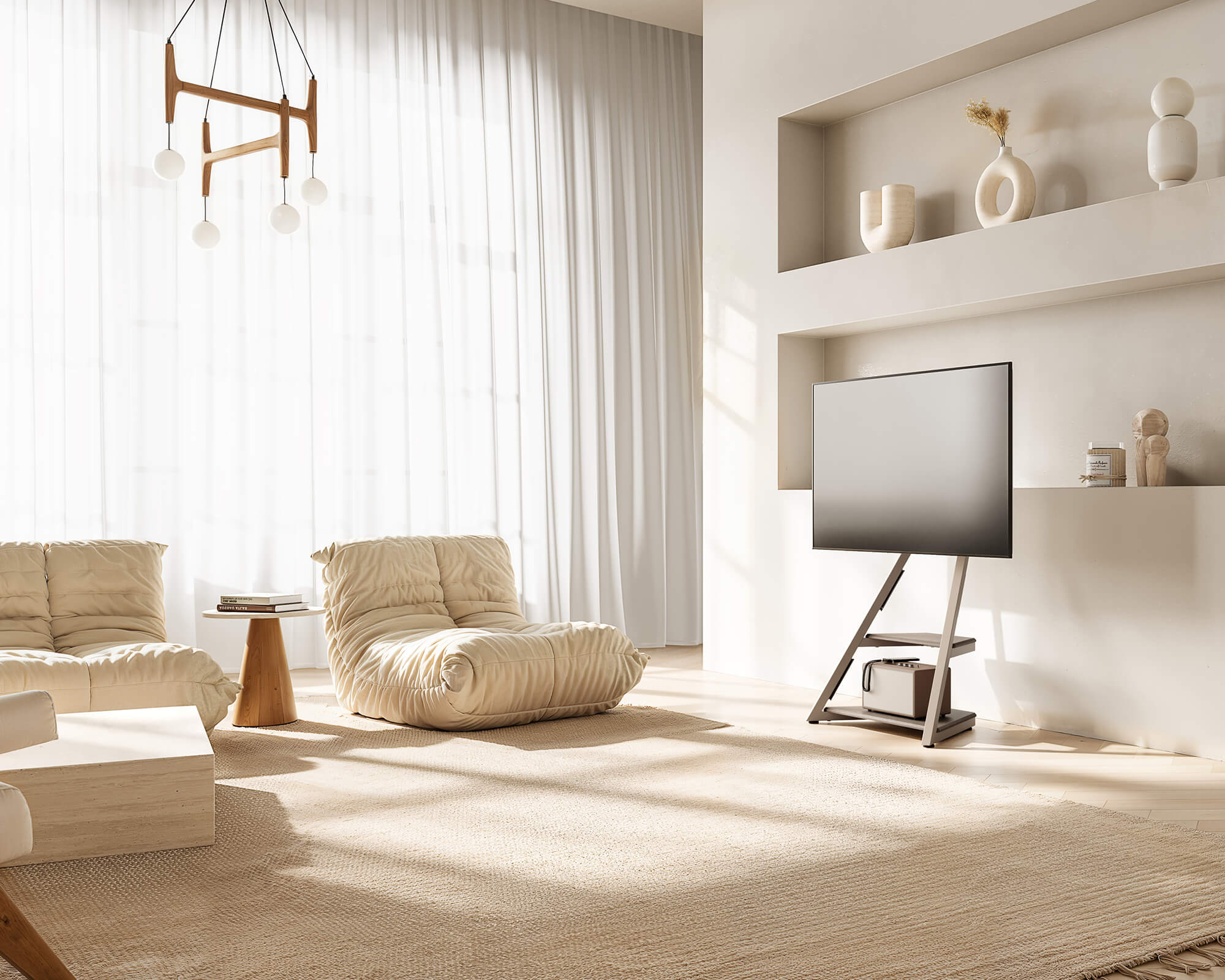 Eiffel FT65 Soporte para TV con Ruedas