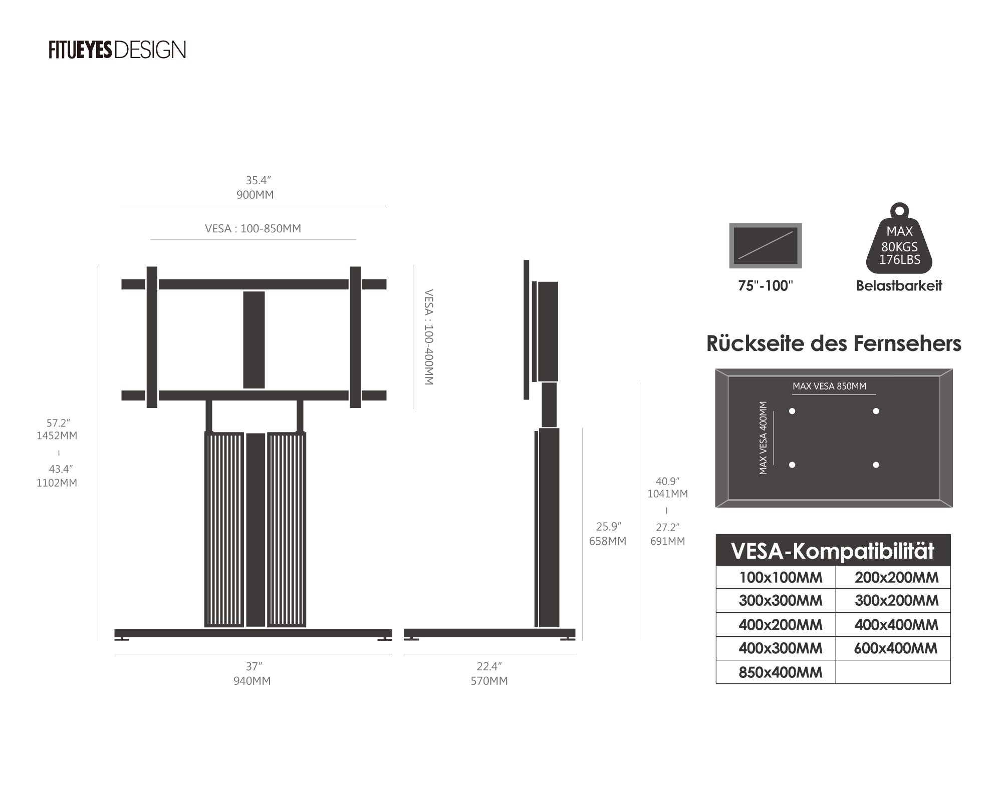 Cantor FT100 TV-standaard