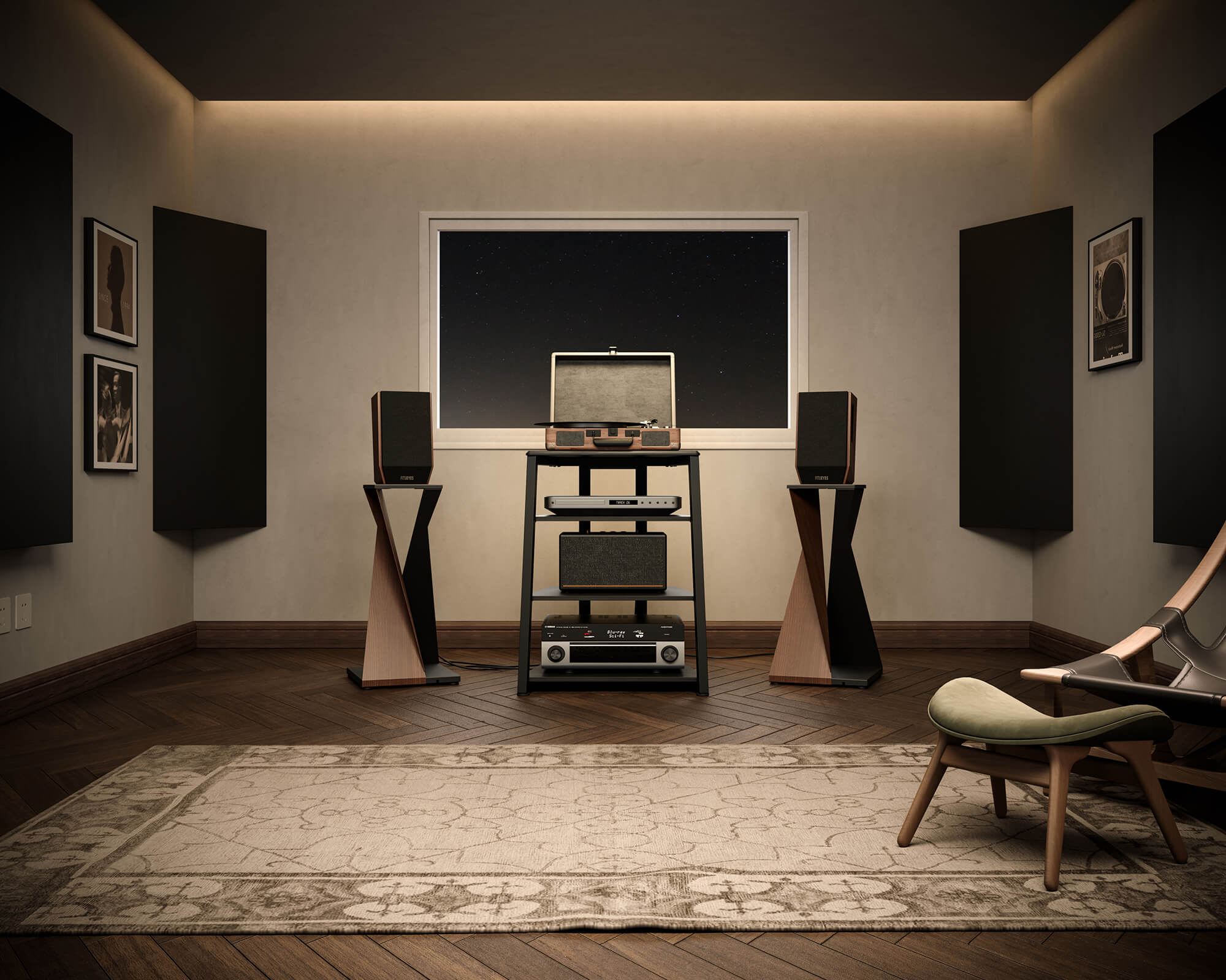 Eiffel AS07 Meuble HIFI