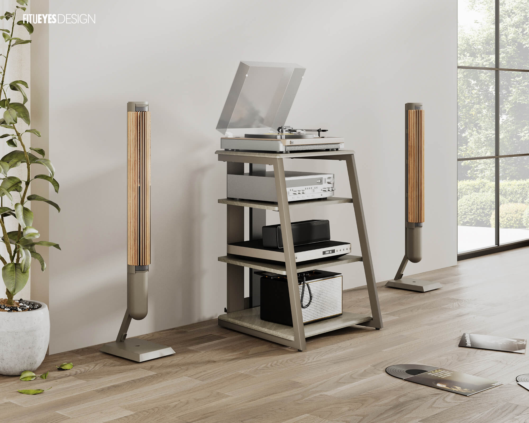 Eiffel AS07 HIFI Rack