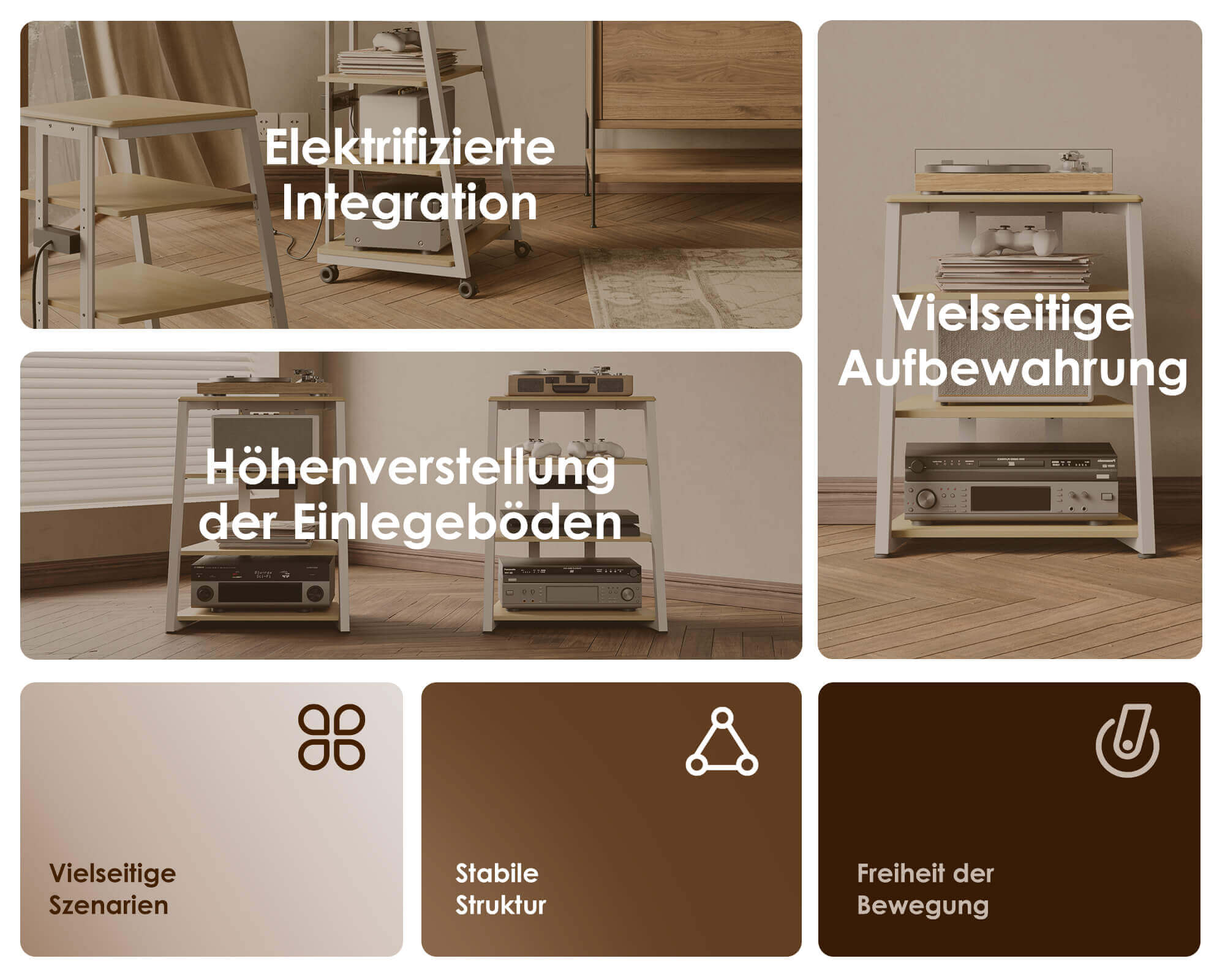 Eiffel V2 AS06 LED Meuble HIFI