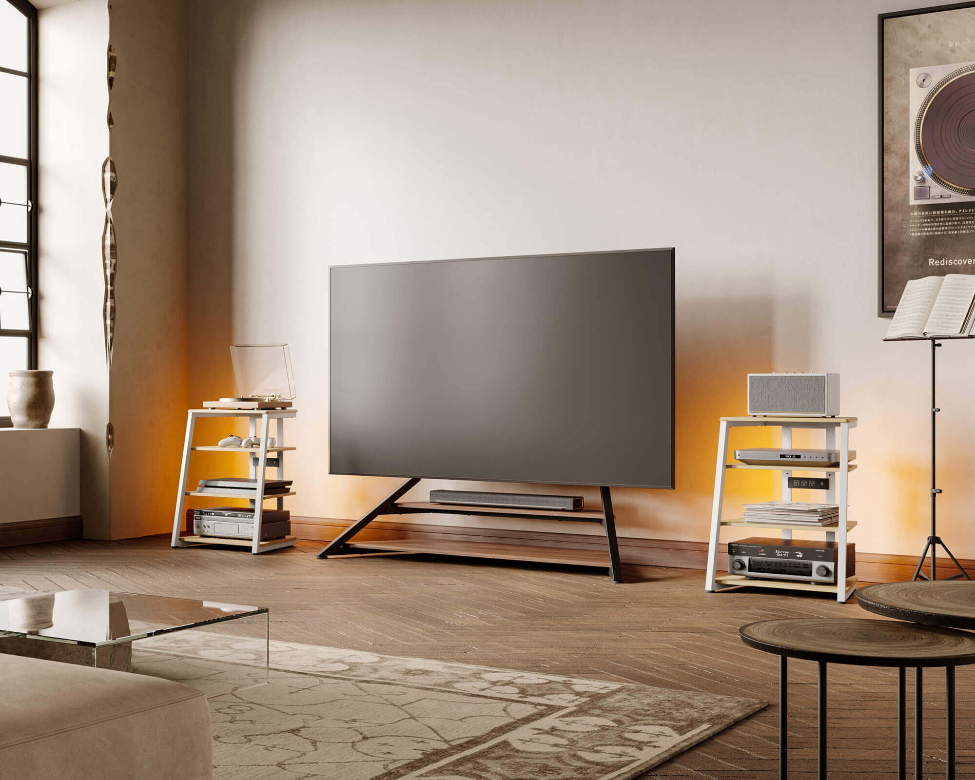 Eiffel V2 AS06 LED Meuble HIFI