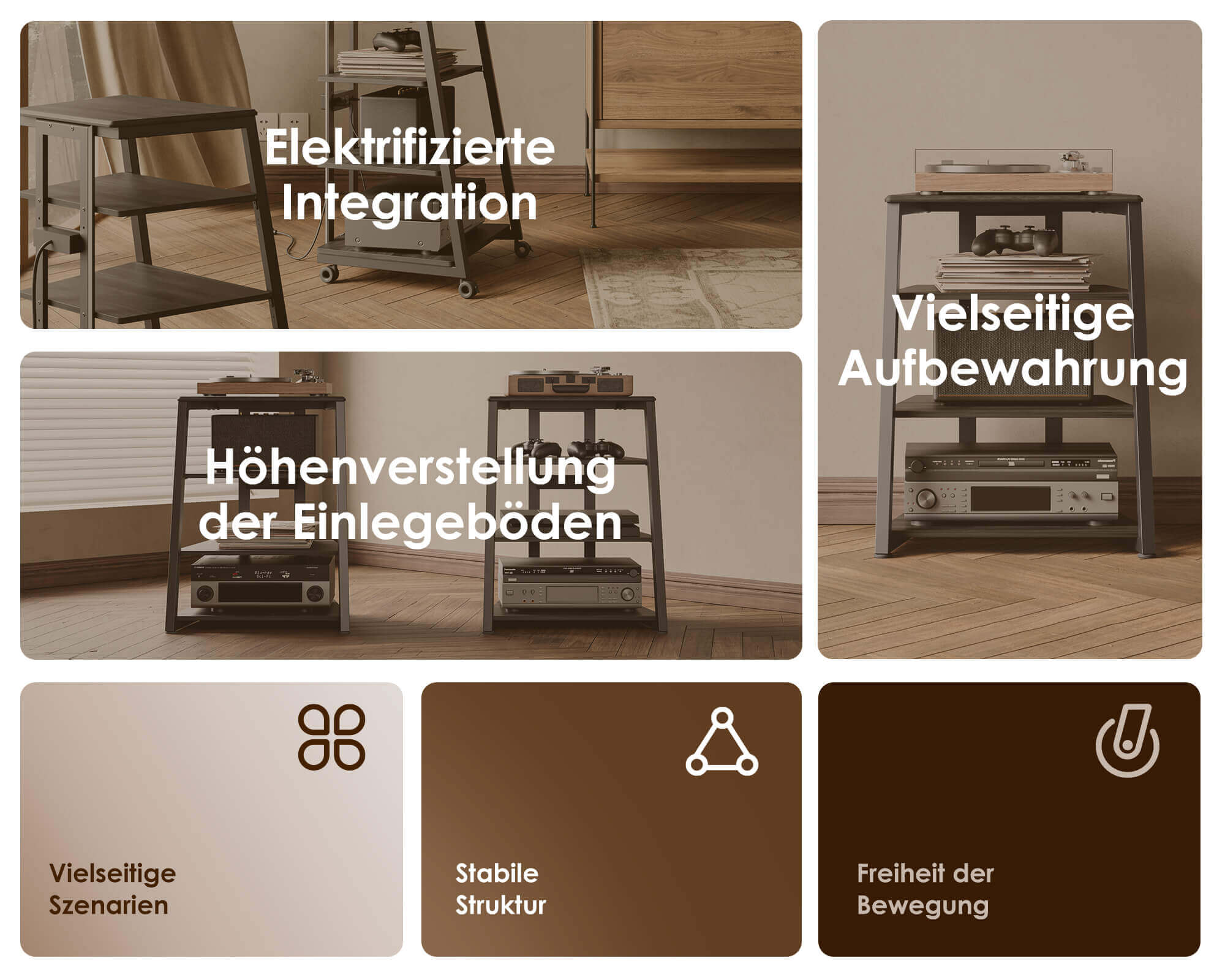 Eiffel V2 AS06 LED Meuble HIFI