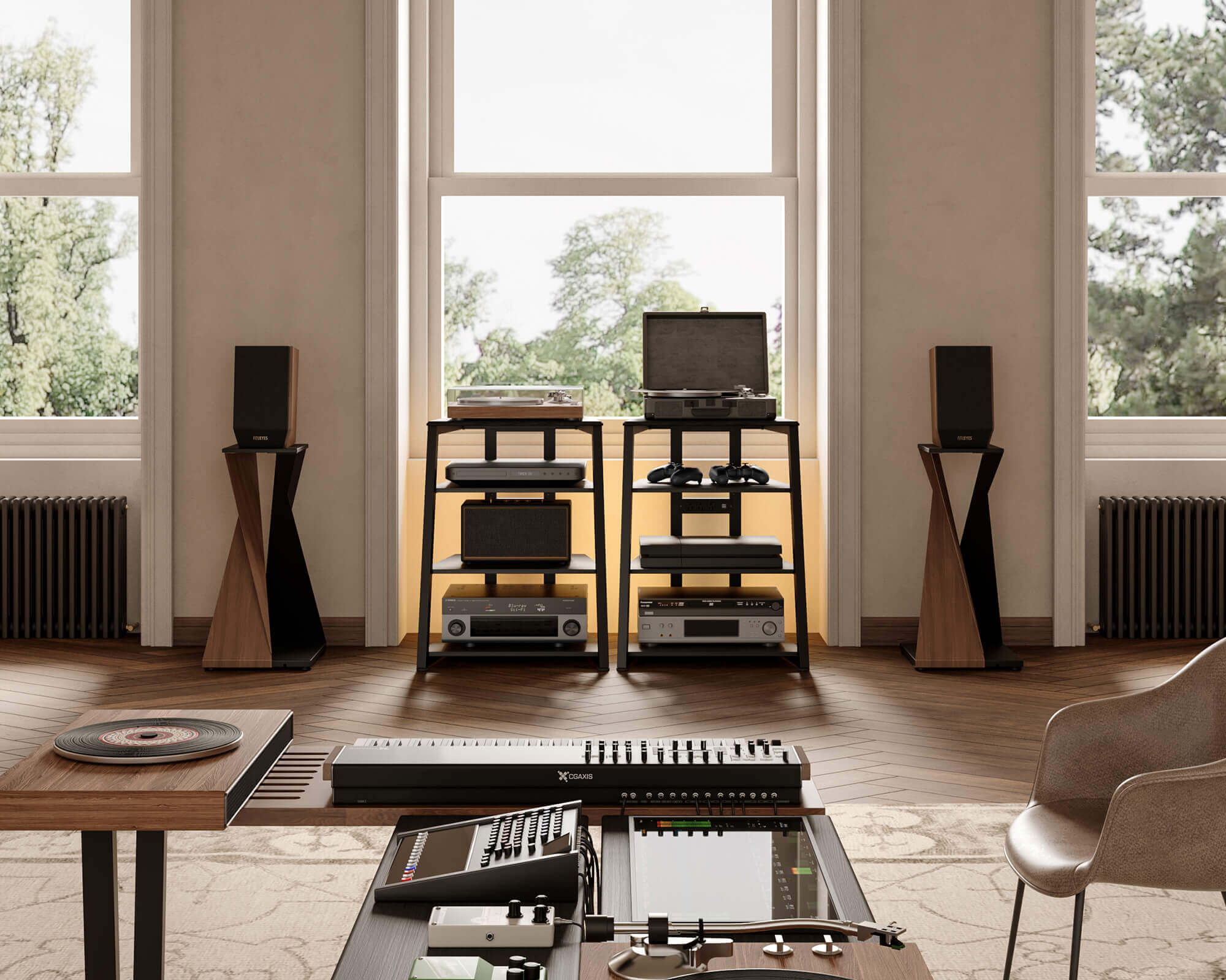 Eiffel V2 AS06 LED Meuble HIFI