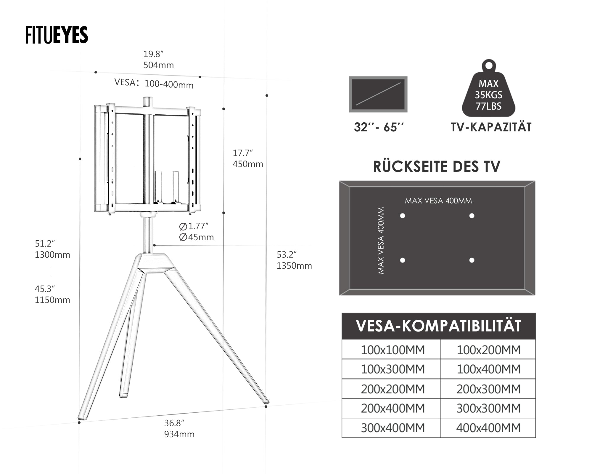 Picasso FT65 Support TV Édition spéciale Noël