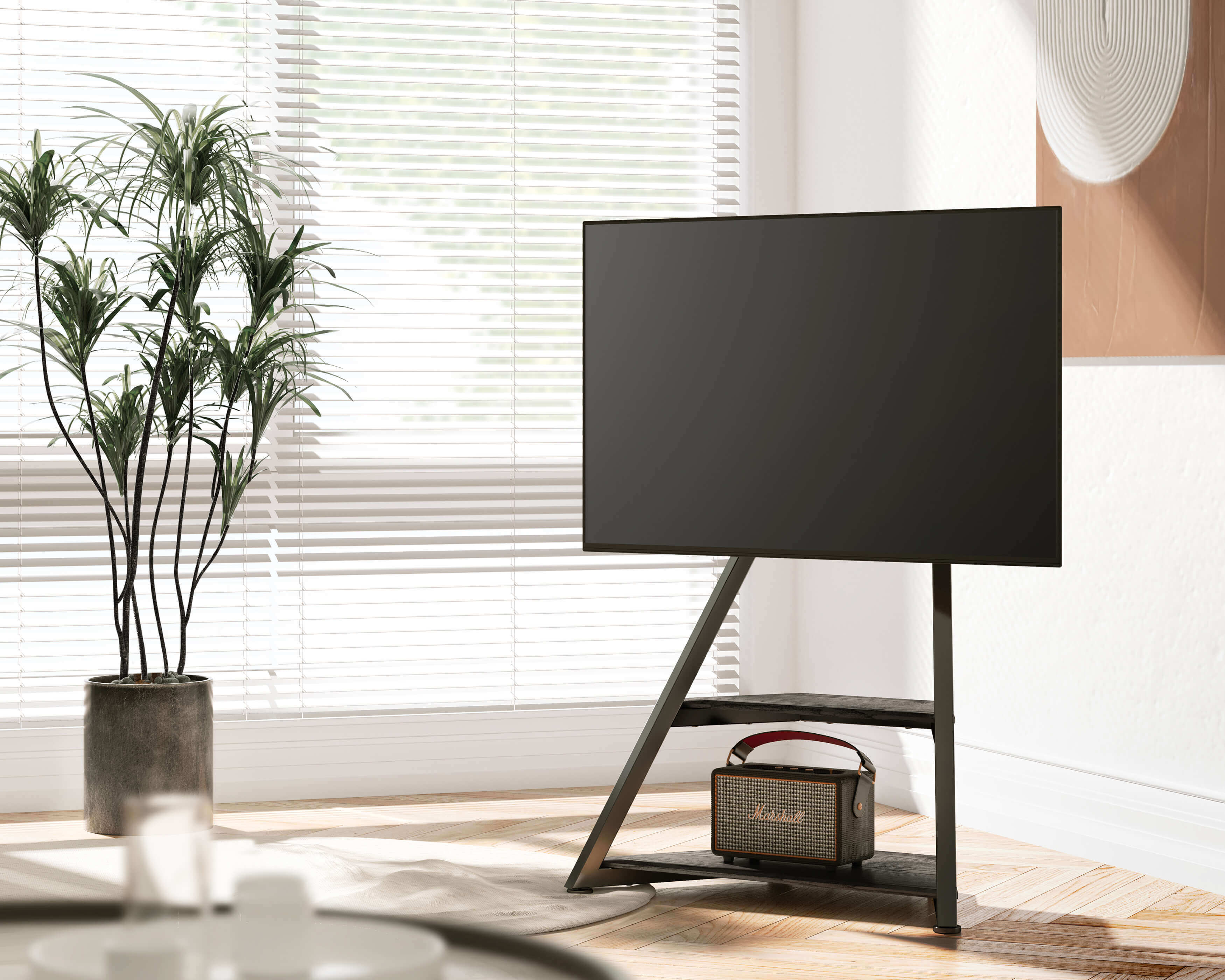 Eiffel TV-Standaard met Wielen