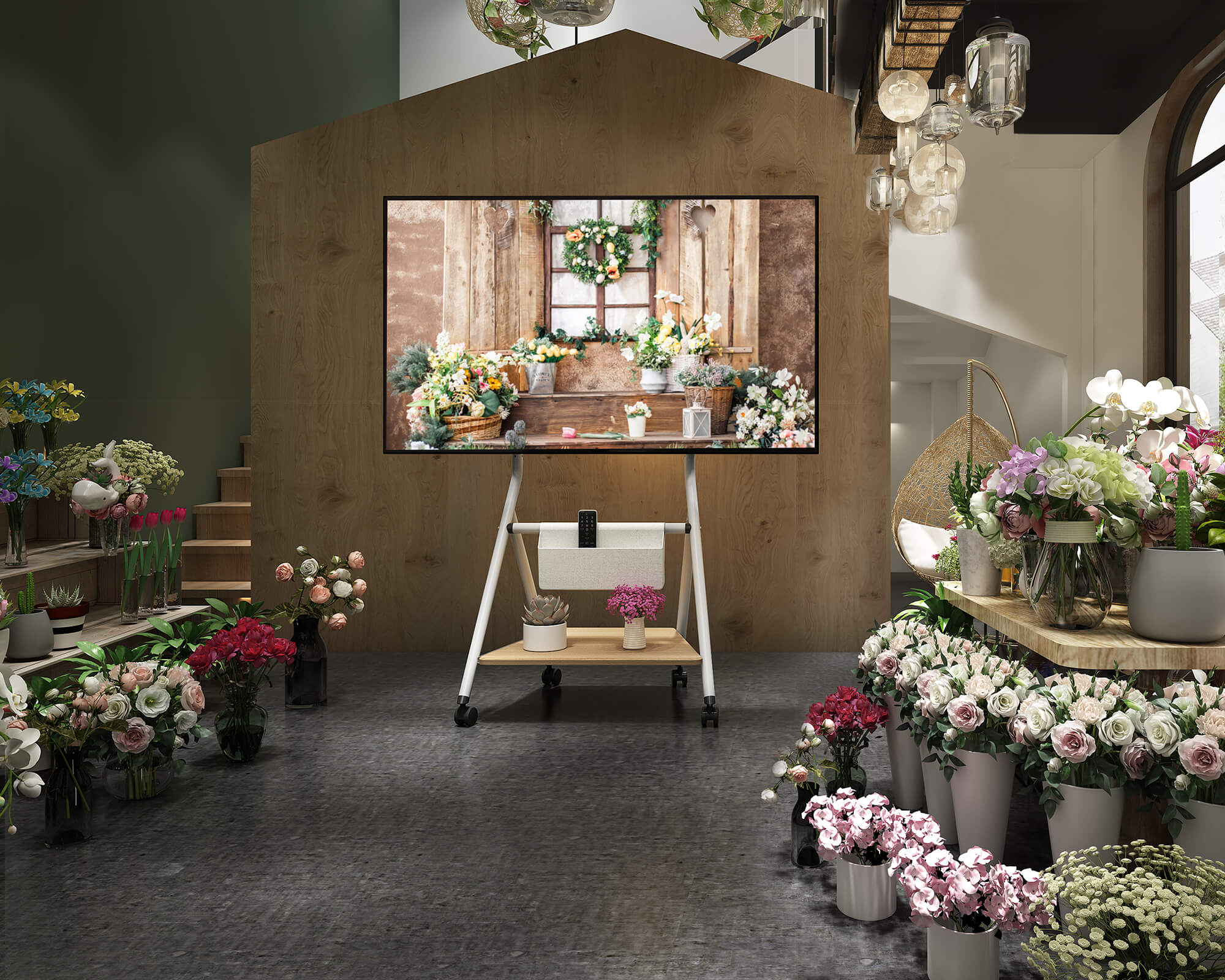 Collector TC65 Soporte para TV con Ruedas