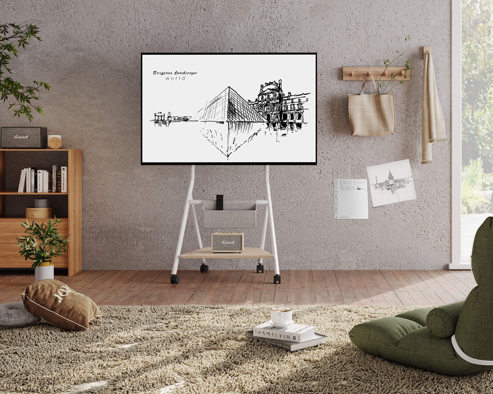 Collector TC65 TV-standaard met wielen