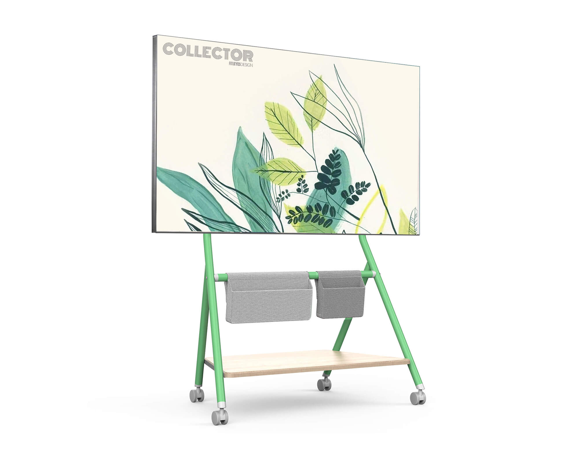 Collector TC78 Floor TV Stand with Wheels