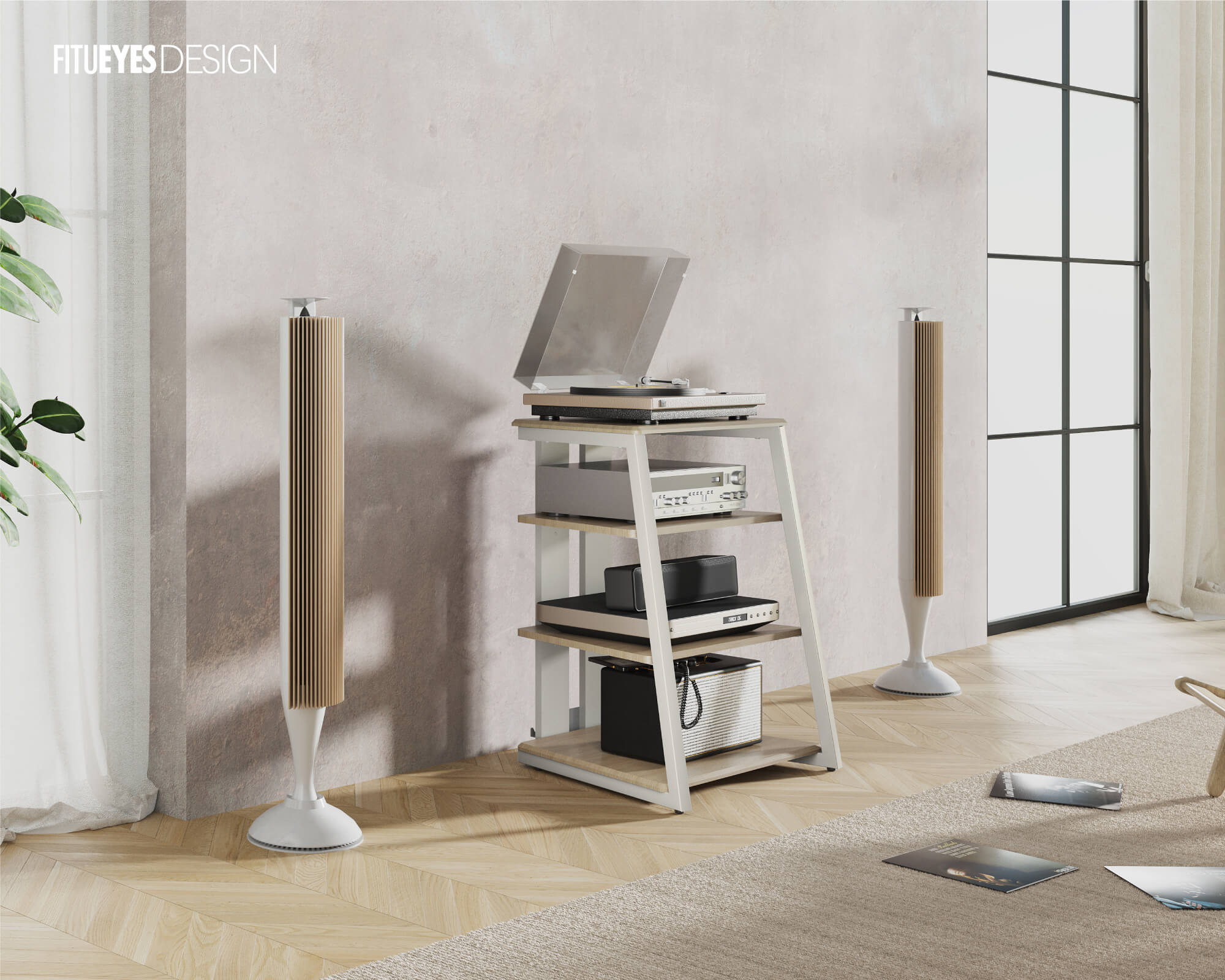 Eiffel AS07 HIFI Rack