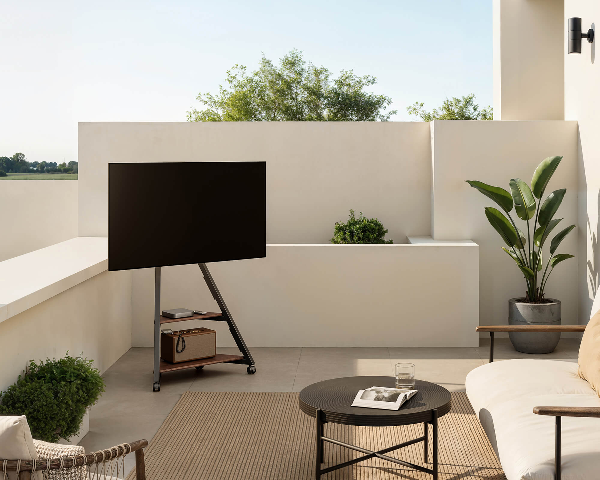 Support TV extérieur Eiffel série 