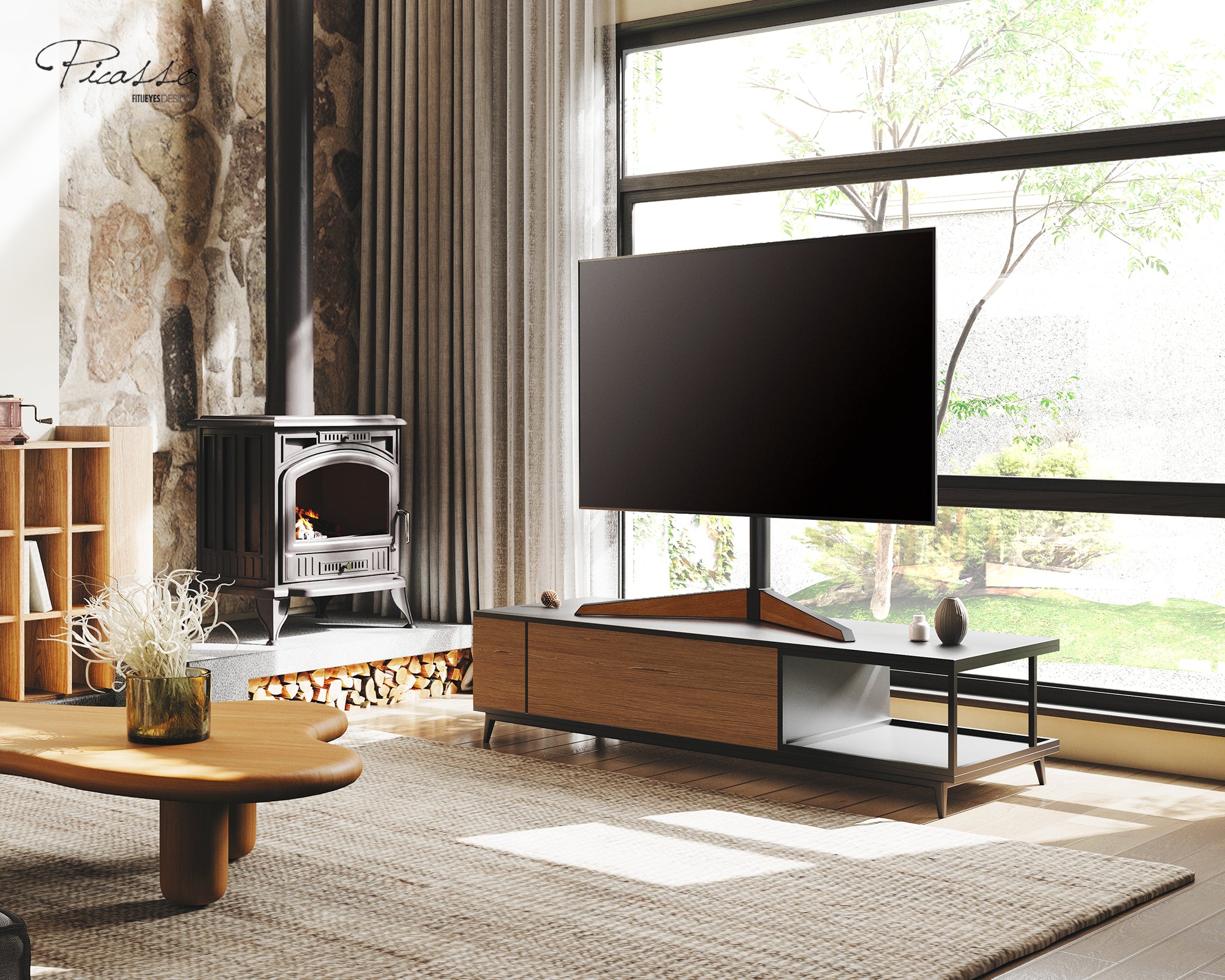 Picasso TT78 Tabletop TV Stand