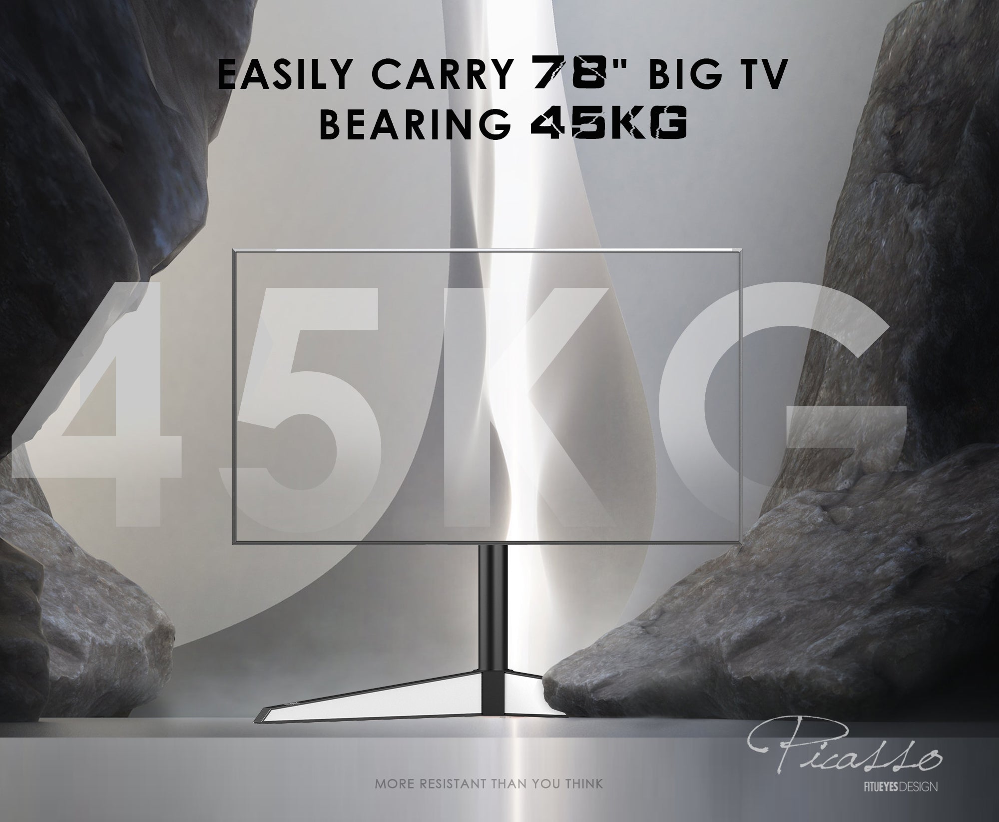 Picasso TT78 Tabletop TV Stand
