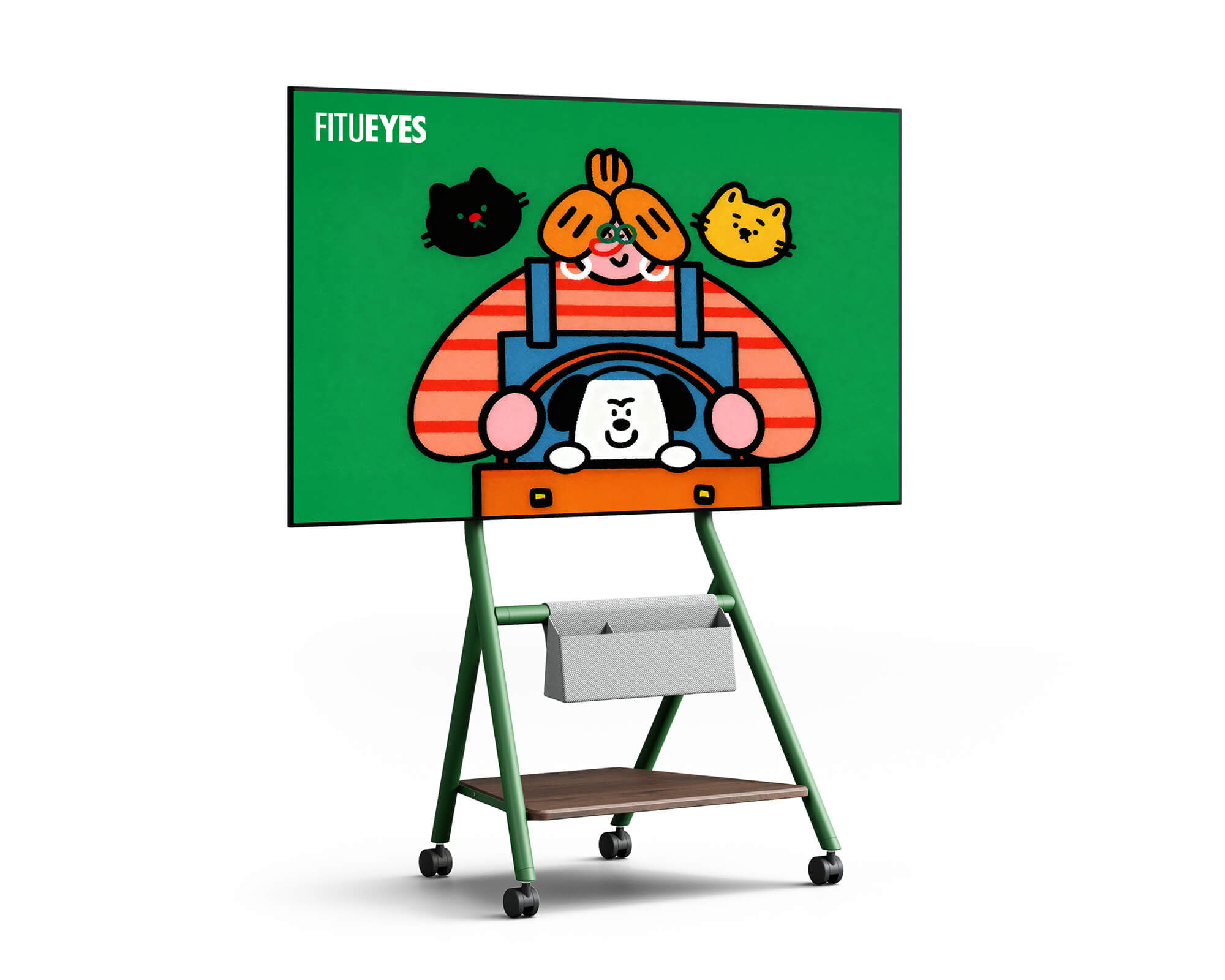 Collector TC65 Soporte para TV con Ruedas