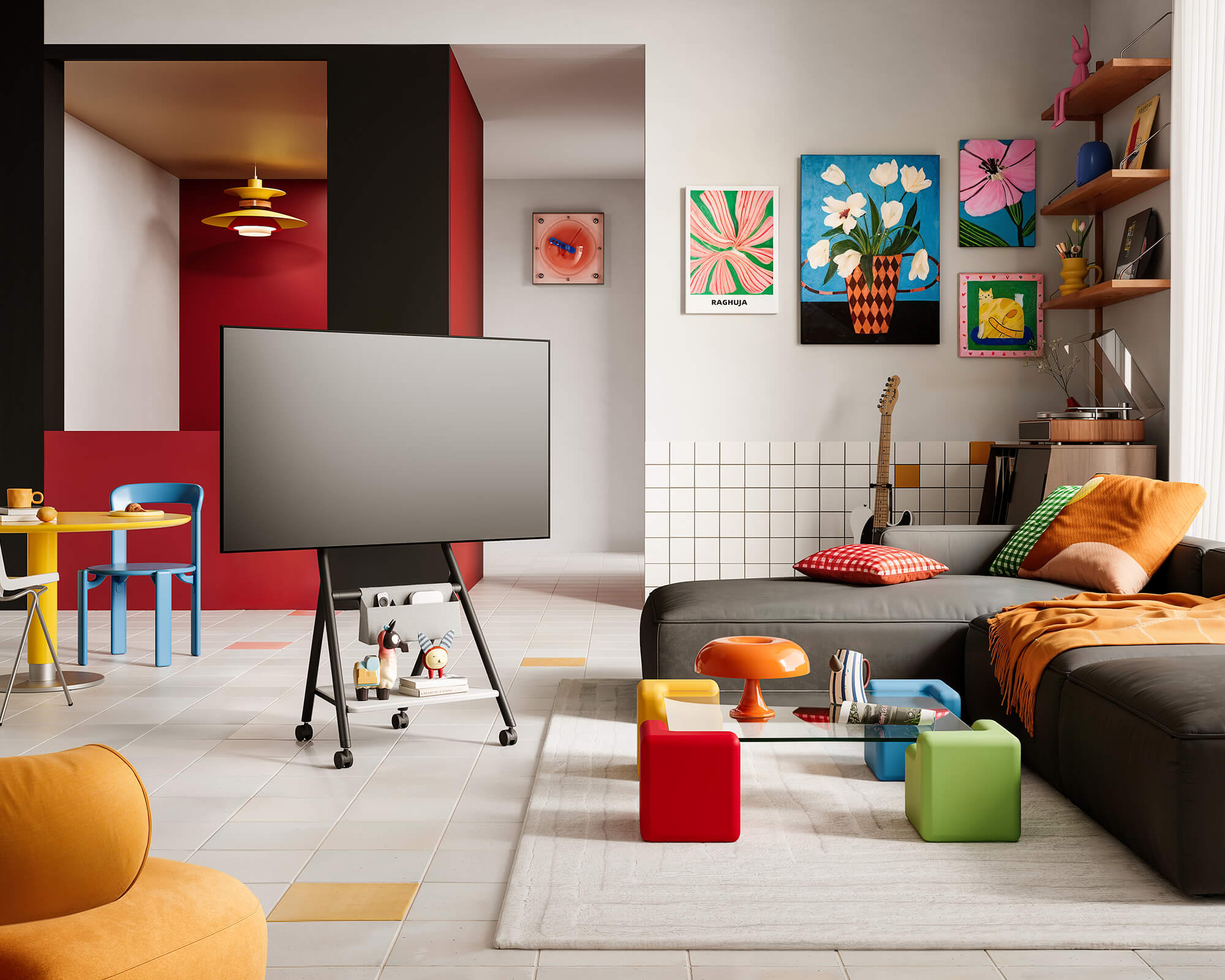 Collector TC65 Soporte para TV con Ruedas