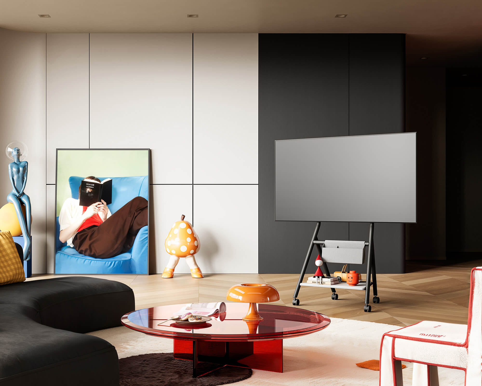 Collector TC65 Soporte para TV con Ruedas