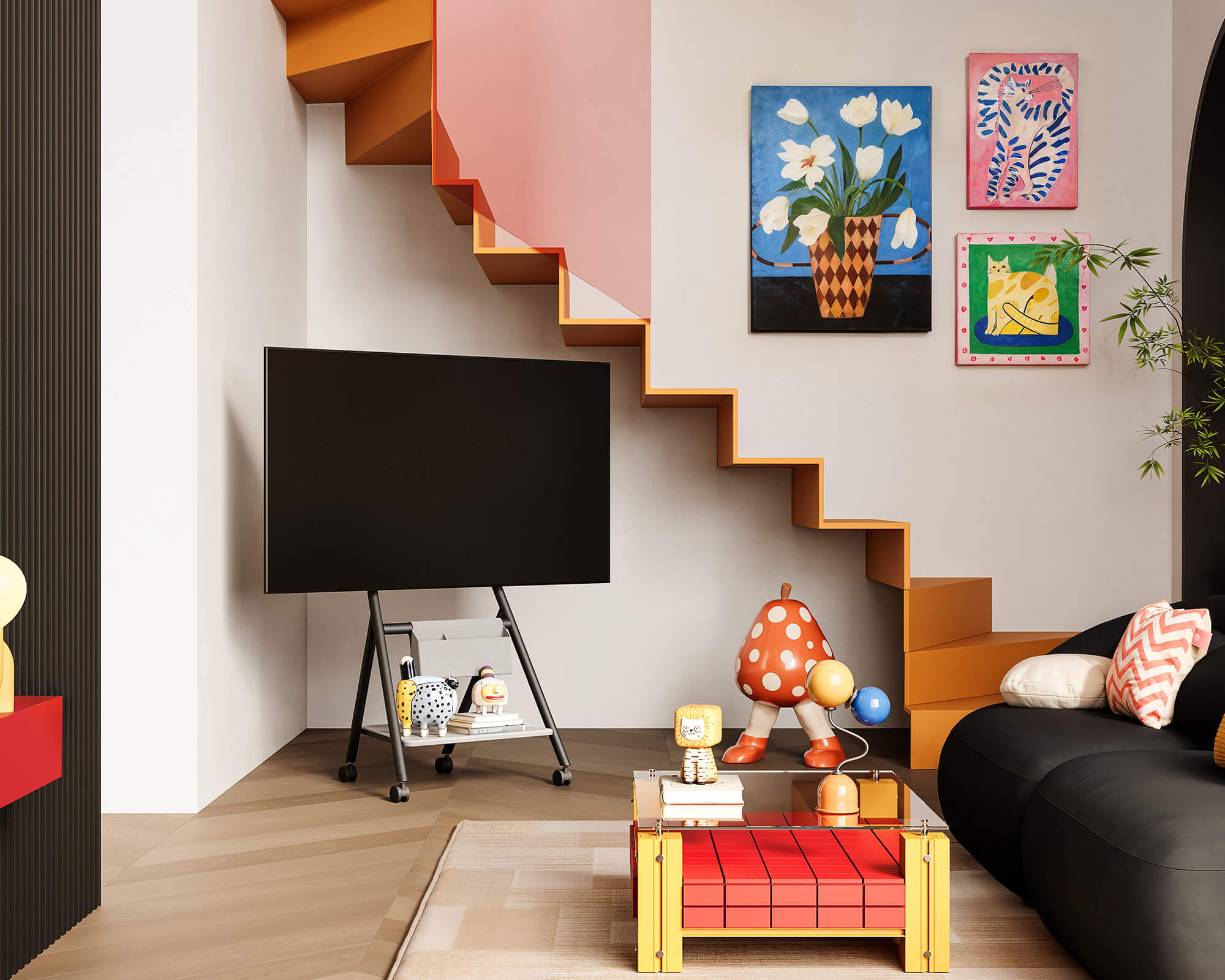 Collector TC65 Soporte para TV con Ruedas