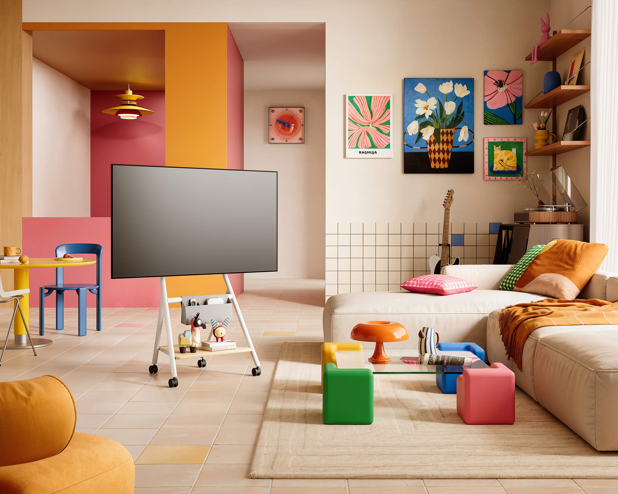 Collector TC65 Soporte para TV con Ruedas