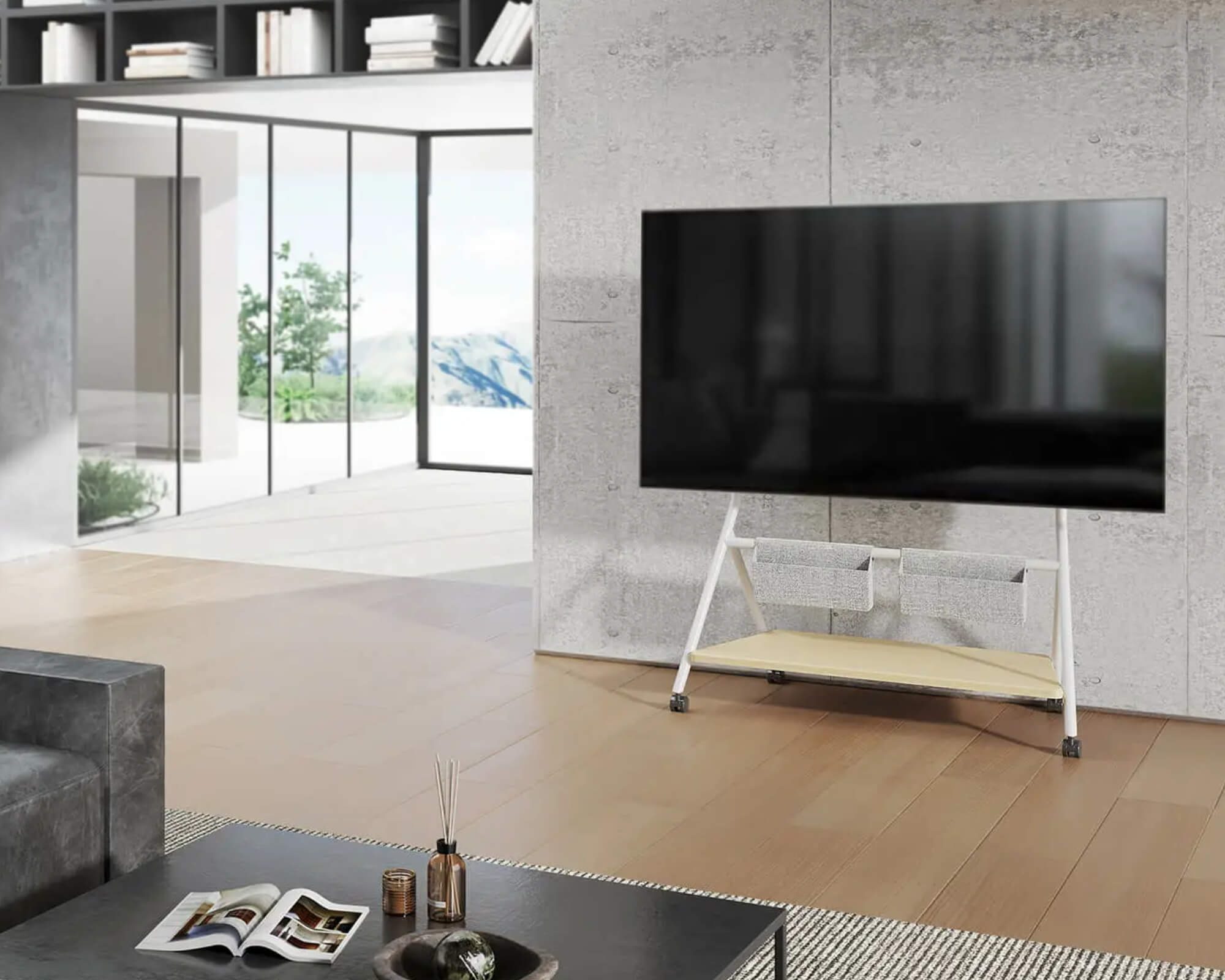 Collector TC88 TV-standaard met wielen