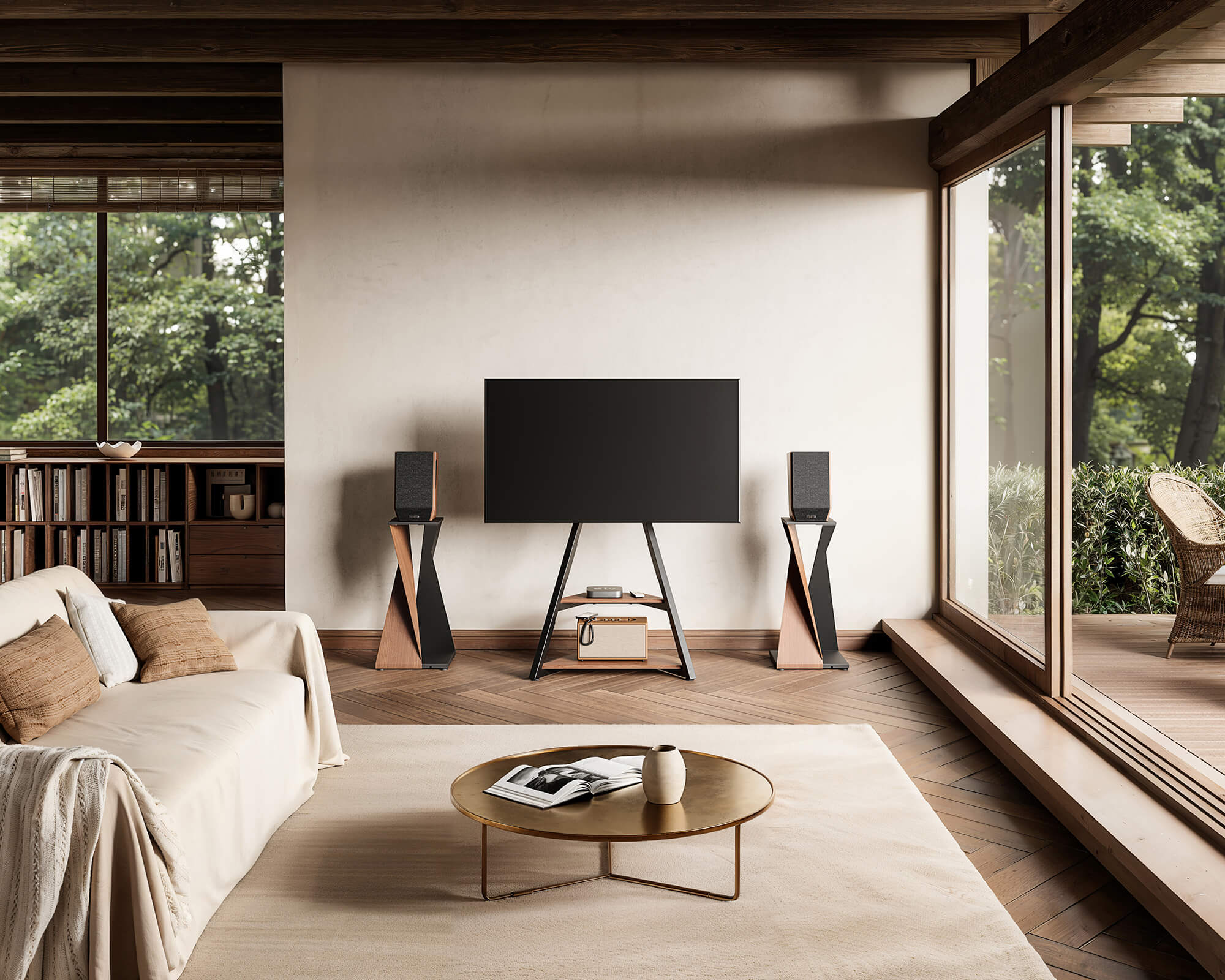 Eiffel FT65 TV-standaard met wielen