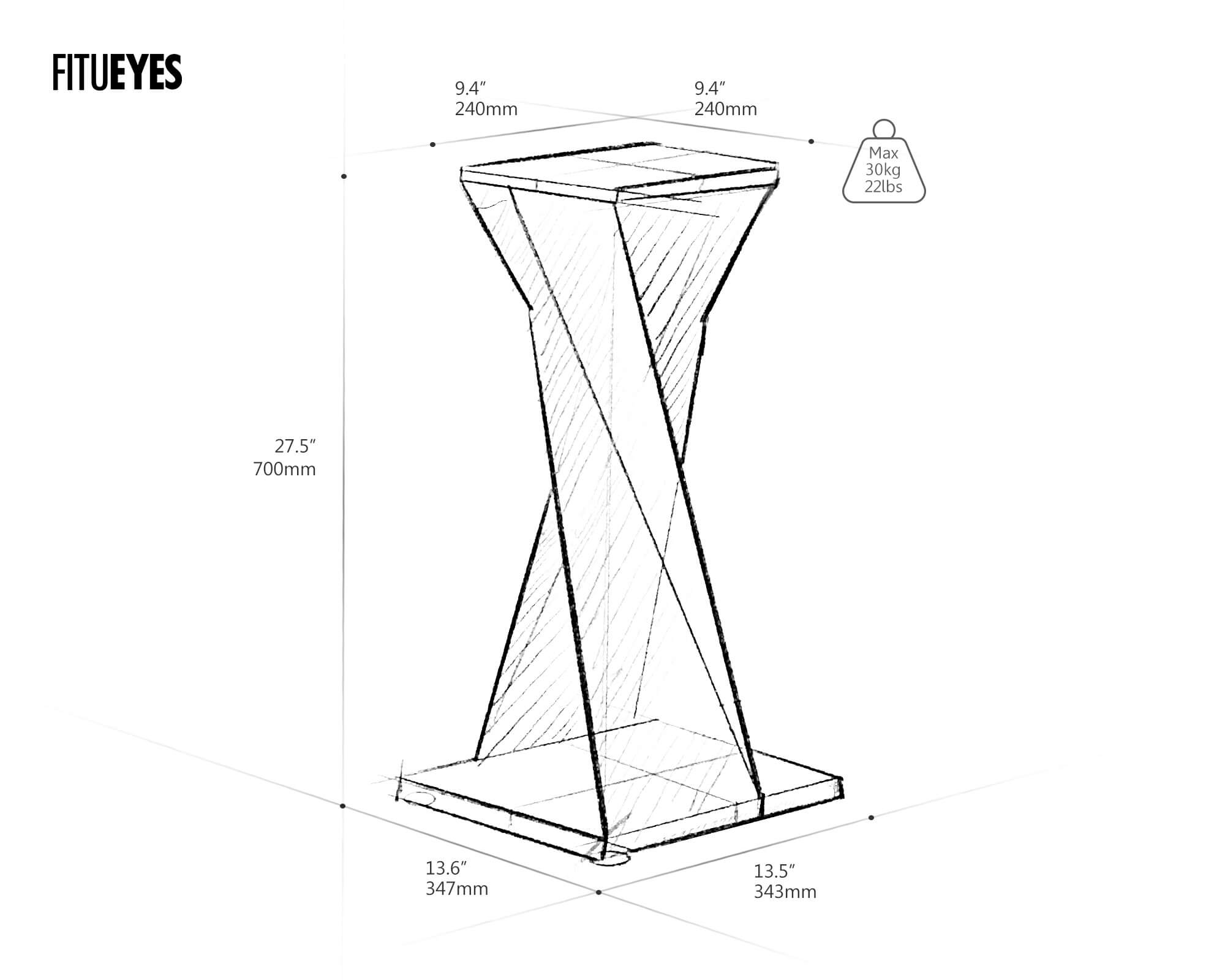 Eiffel SS supporti per casse acustiche